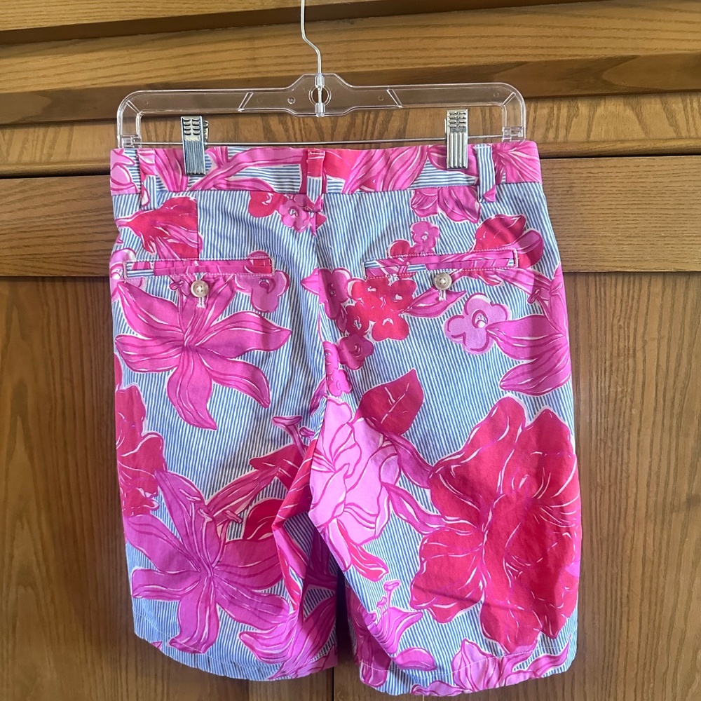 Vineyard Vines Kentucky Derby Breaker Shorts Mens Size 28 Pink Floral Striped